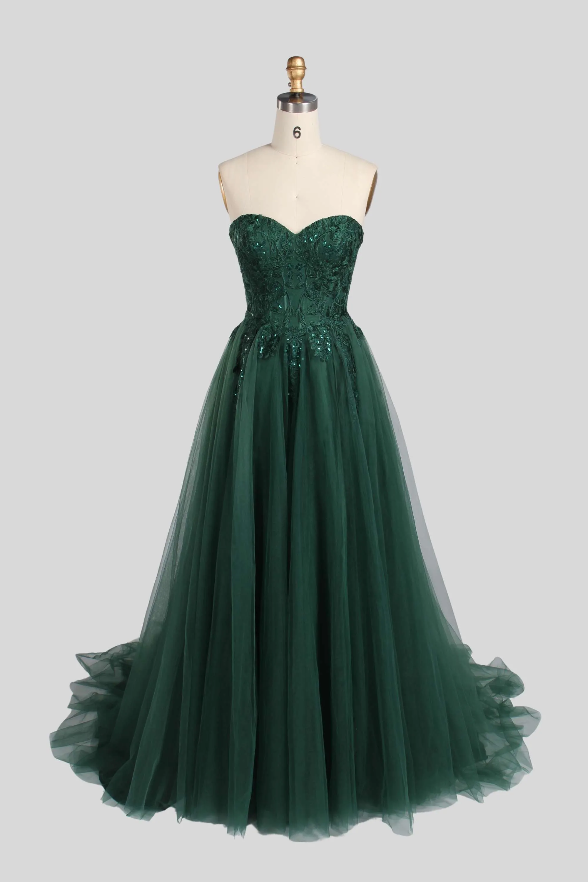 Jessica Stuart Luna Glamorous Strapless Sequin Tulle Ballgown 3321 sold by Cargo product image thumbnail 5