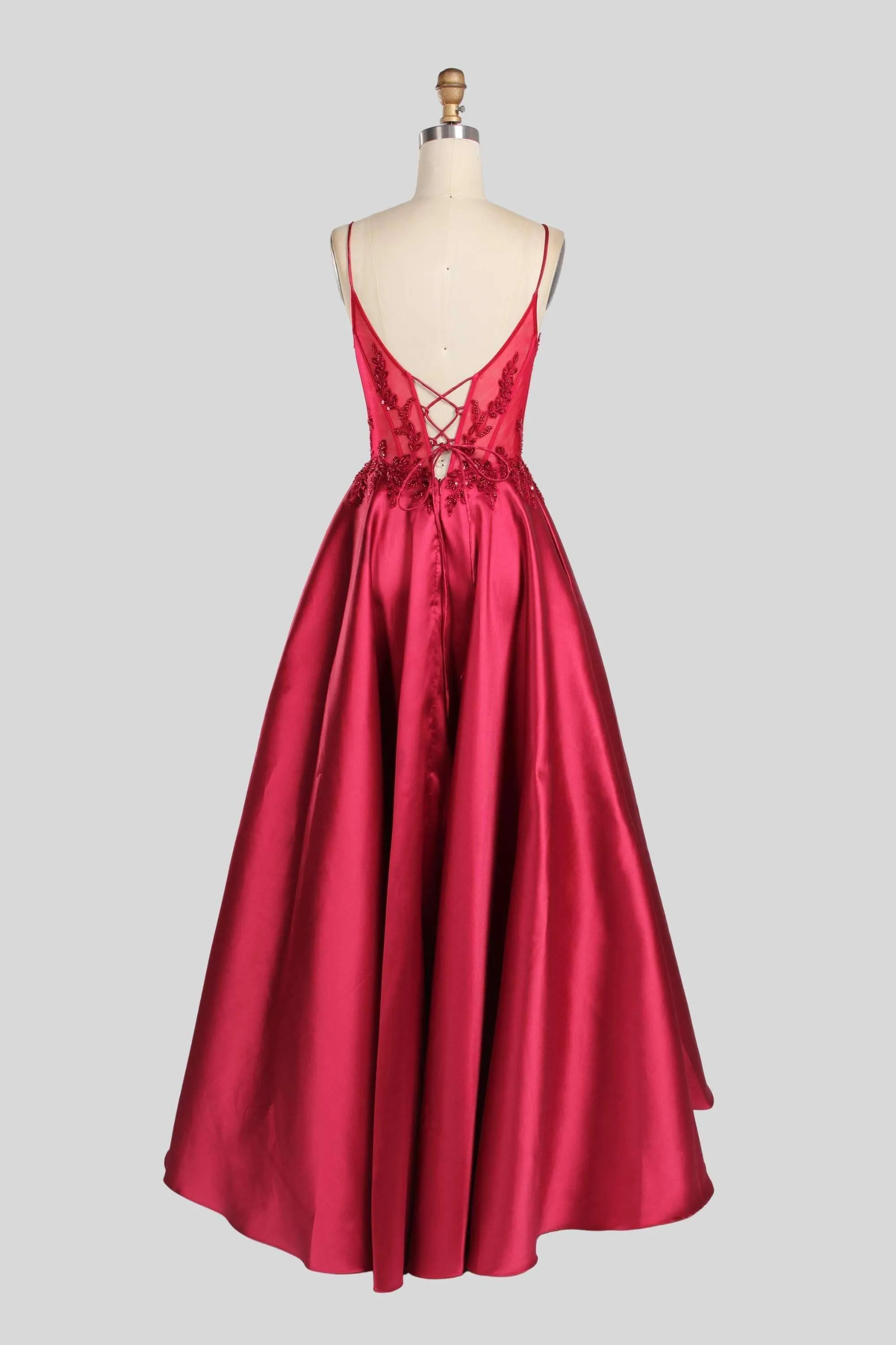 Satin Ballgown by Jessica Stuart: Elegant Lace Bodice Design sold by Cargo product image thumbnail 5