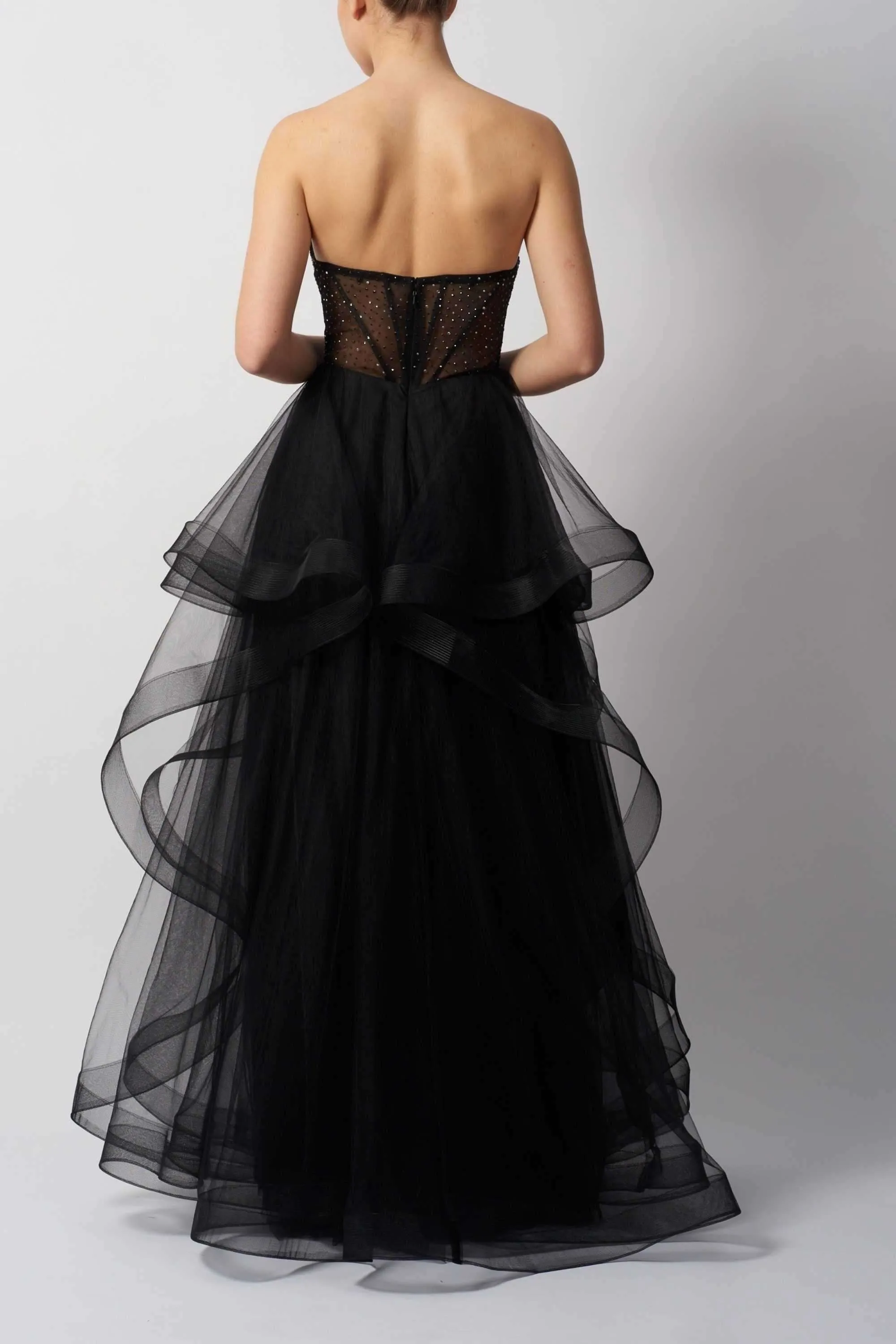 Mascara London MC29514 Strapless Red Prom Dress sold by Cargo product image thumbnail 2