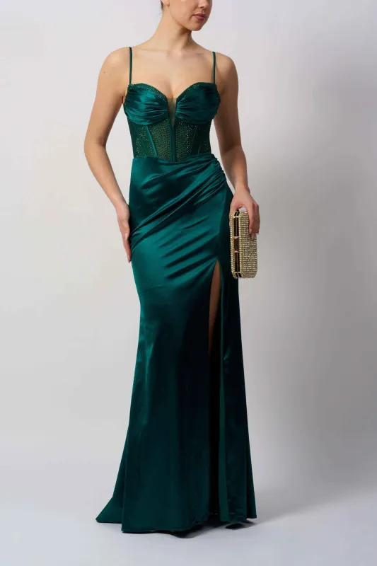 Mascara MC11434 Hot Fix Jersey Forest Green Gown sold by Cargo