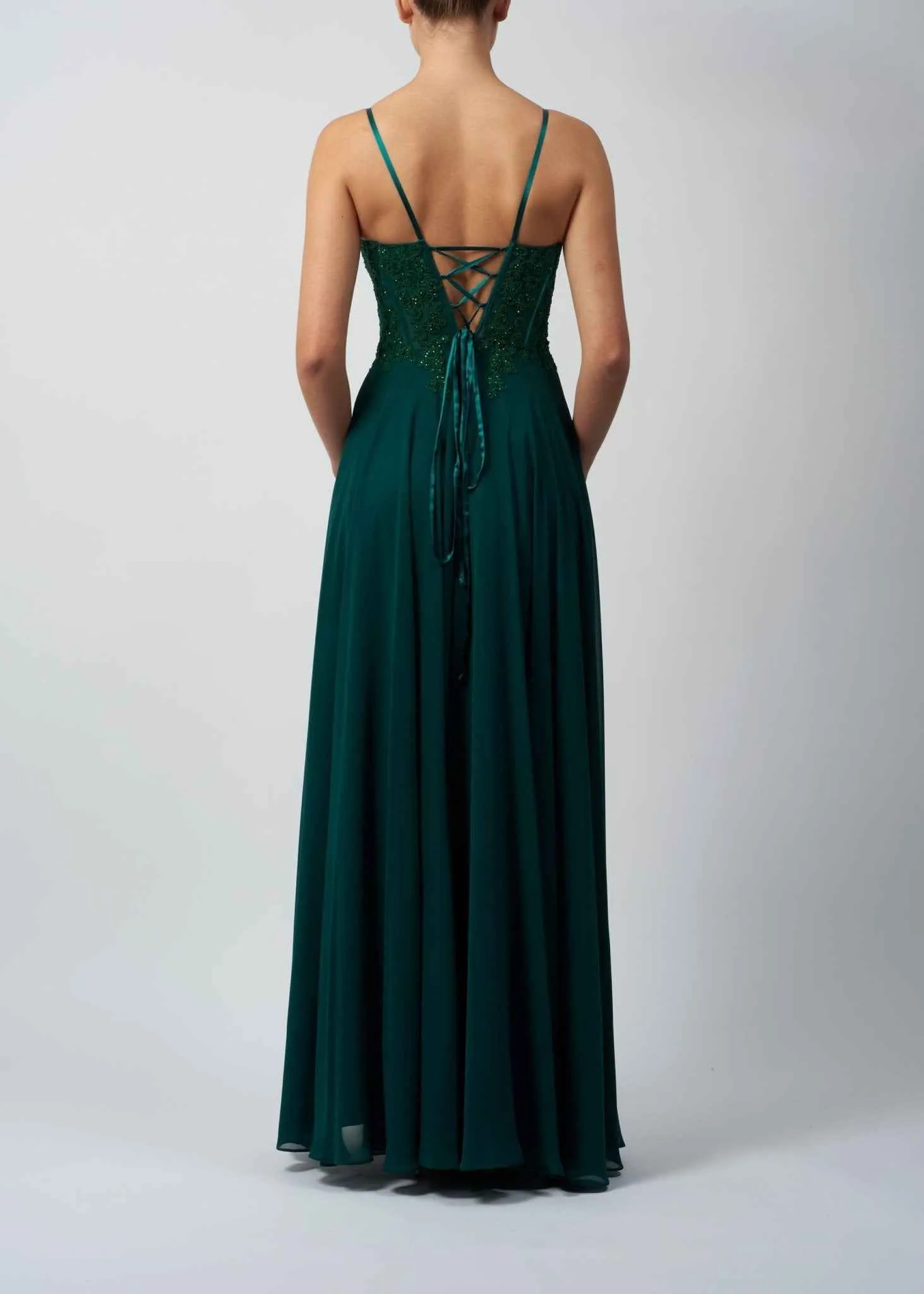 Mascara London MC119321 Navy Chiffon Gown sold by Cargo product image thumbnail 2