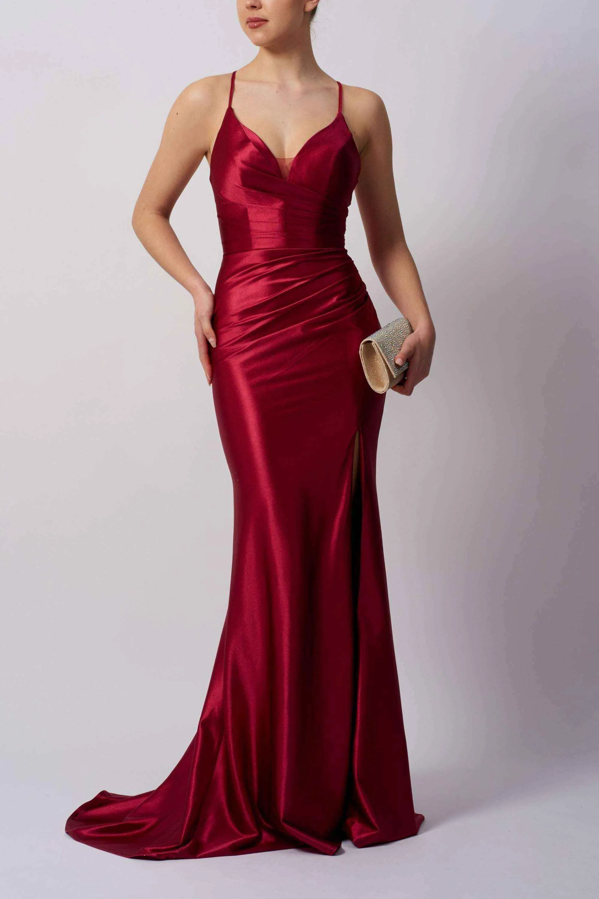 Ink Mascara MC119422 Tie Back Fitted Prom Dress sold by Cargo product image thumbnail 2