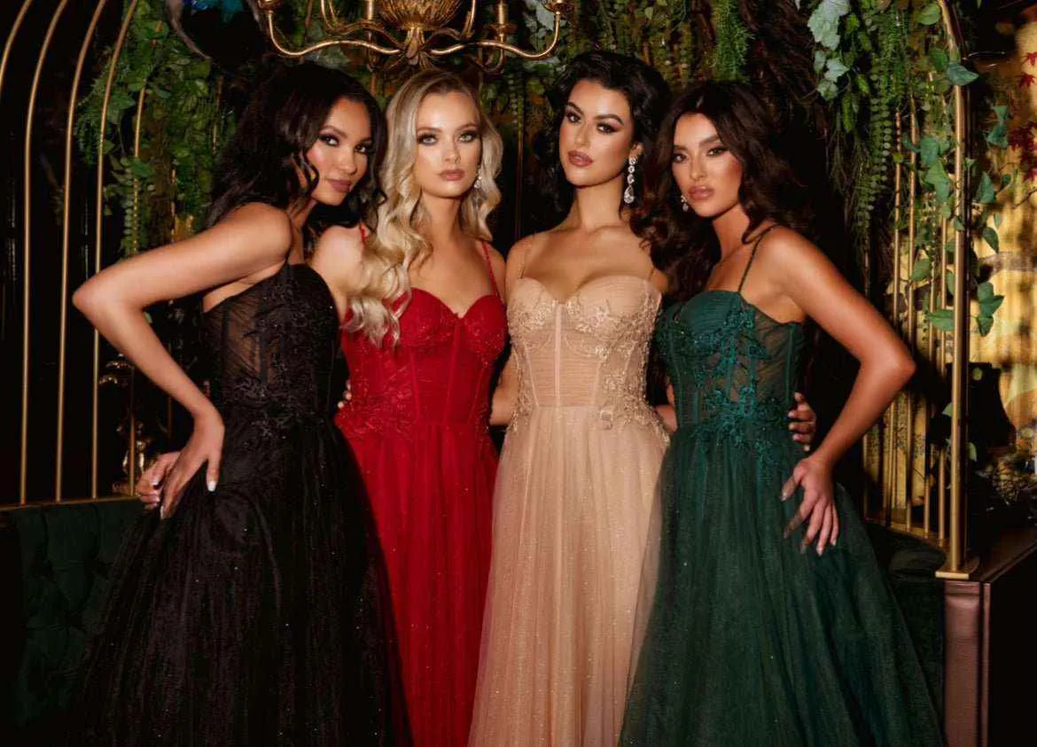 Lulu - Red Tulle Full Skirted Prom Dress - To The Nines sold by Cargo product image thumbnail 4