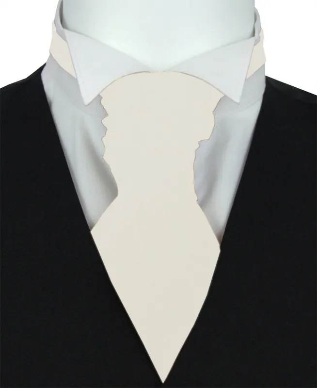 Snowdrop Ivory Wedding Cravat sold by Cargo