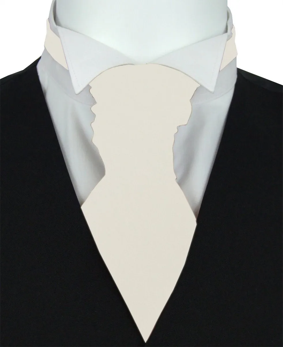 Snowdrop Ivory Wedding Cravat sold by Cargo