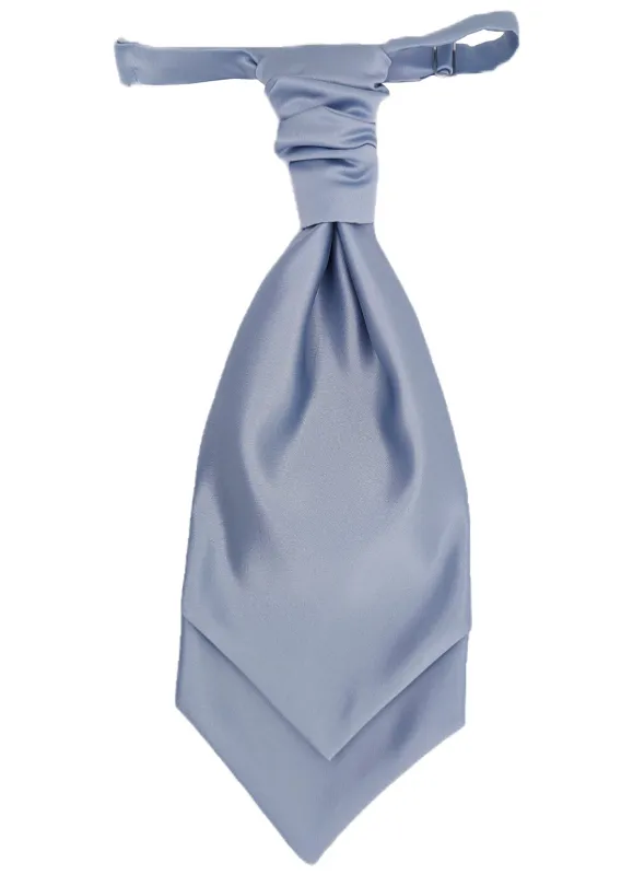 Smokey Blue Wedding Cravat sold by Cargo