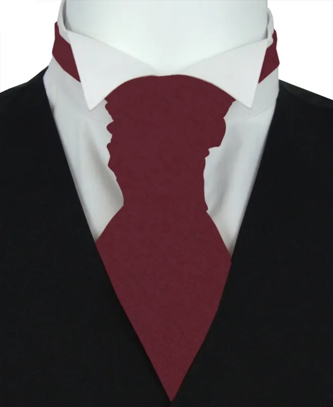 Burgundy Wedding Cravat sold by Cargo
