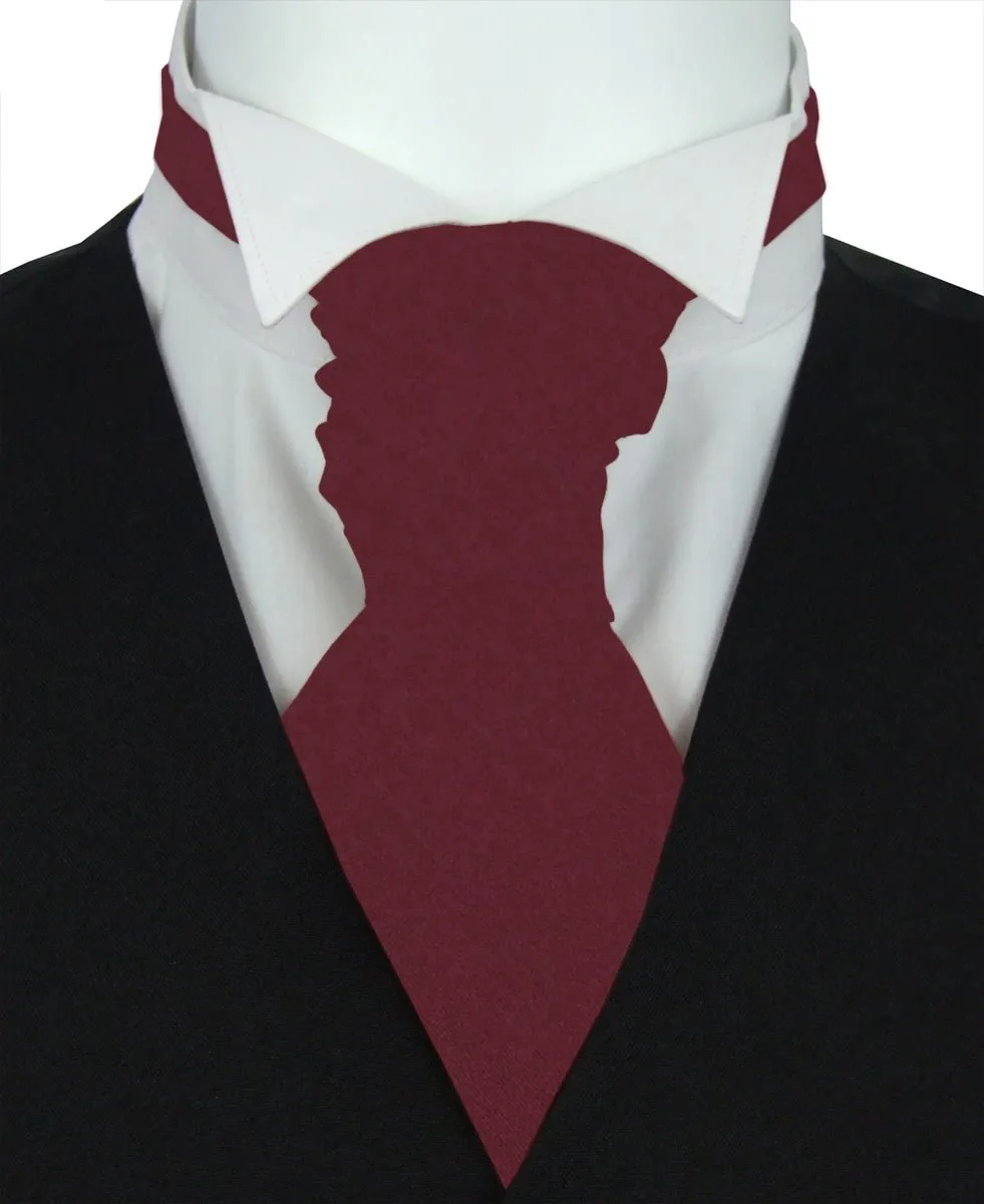 Burgundy Wedding Cravat sold by Cargo