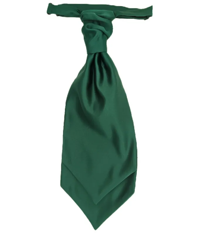 Forest Green Wedding Cravat sold by Cargo