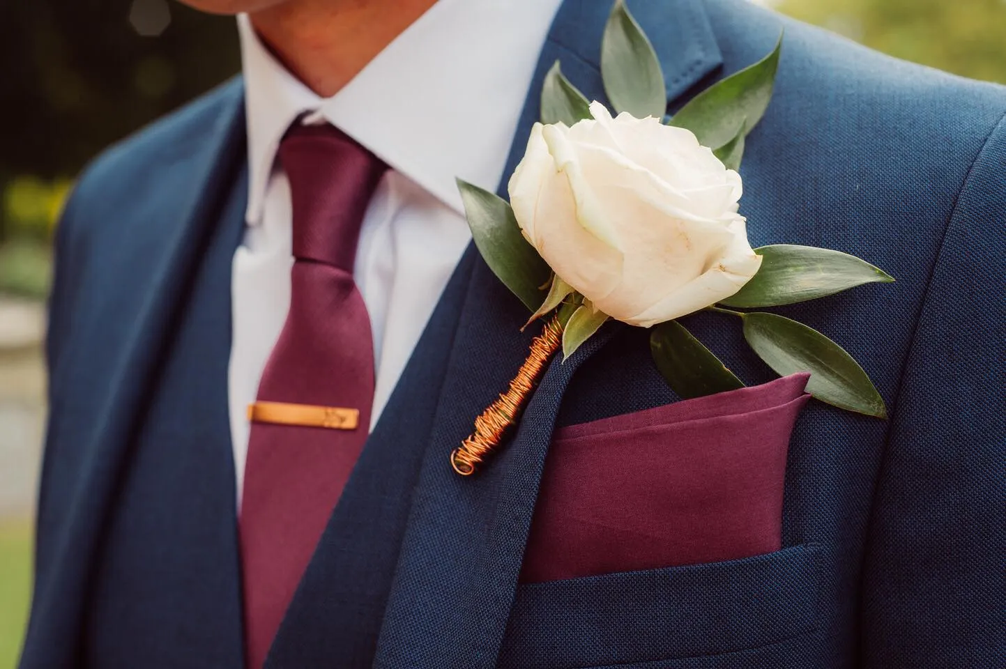Plum Wedding Tie sold by Cargo product image thumbnail 3