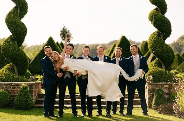 Suede Pink Wedding Tie sold by Cargo product image thumbnail 3