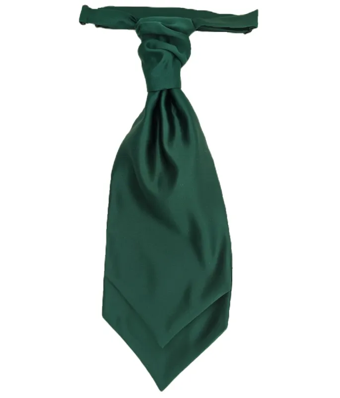 Hunter Green Wedding Cravat sold by Cargo