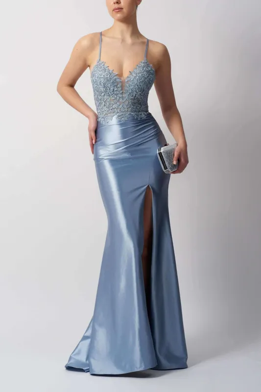 Mascara London MC11449 Ink Jersey Gown sold by Cargo