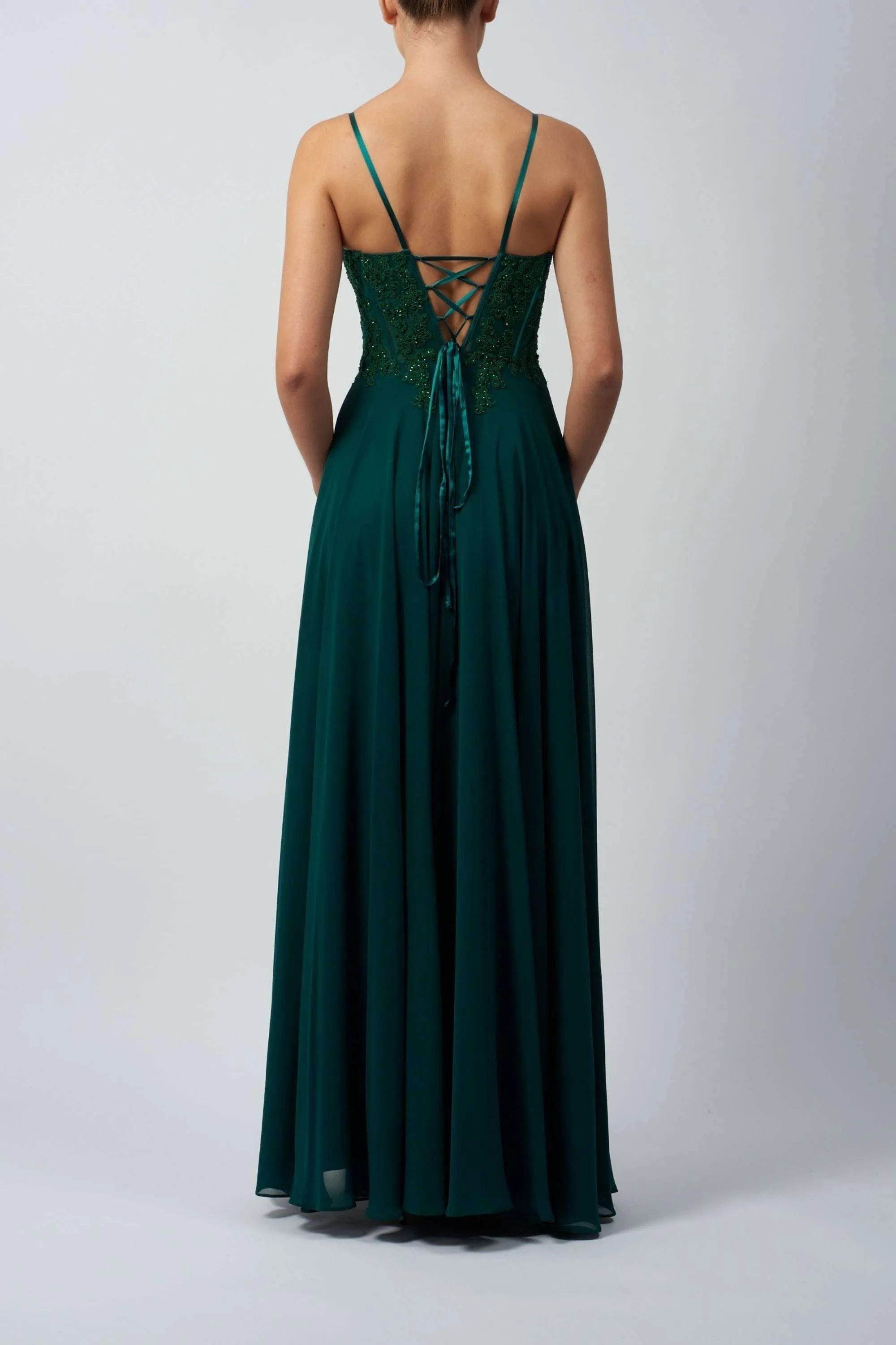 Mascara London MC119321 Chambray Chiffon Gown sold by Cargo product image thumbnail 2