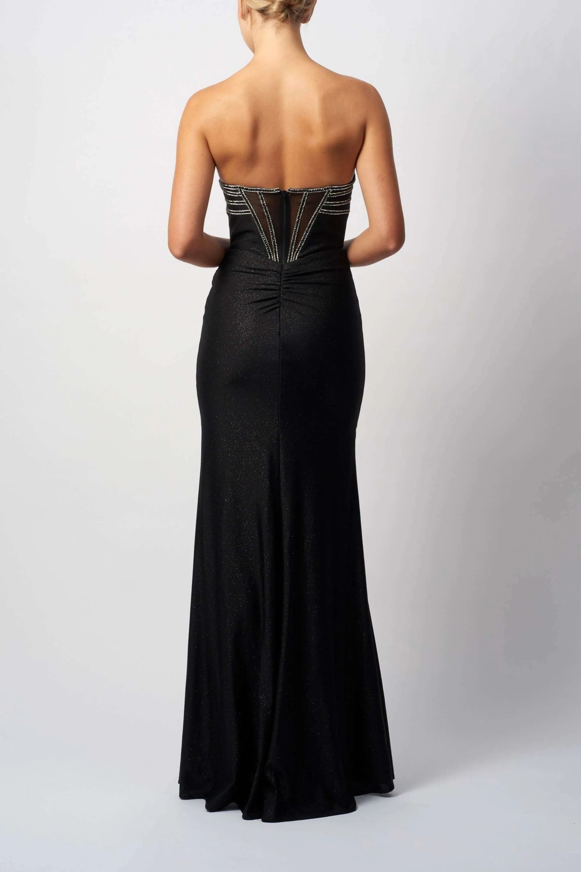 Mascara MC113433 Diamond Bow Black Jersey Gown sold by Cargo product image thumbnail 2