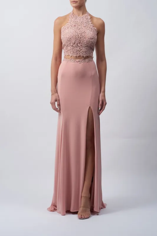 DUSTY ROSE high neck top & skirt MC181418AB sold by Cargo