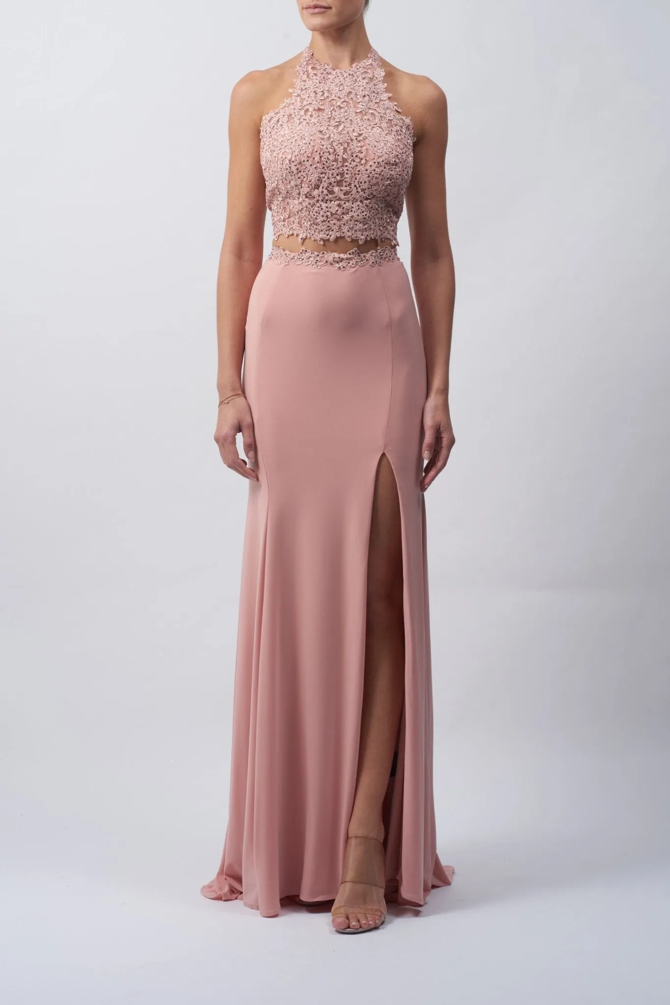 DUSTY ROSE high neck top & skirt MC181418AB sold by Cargo