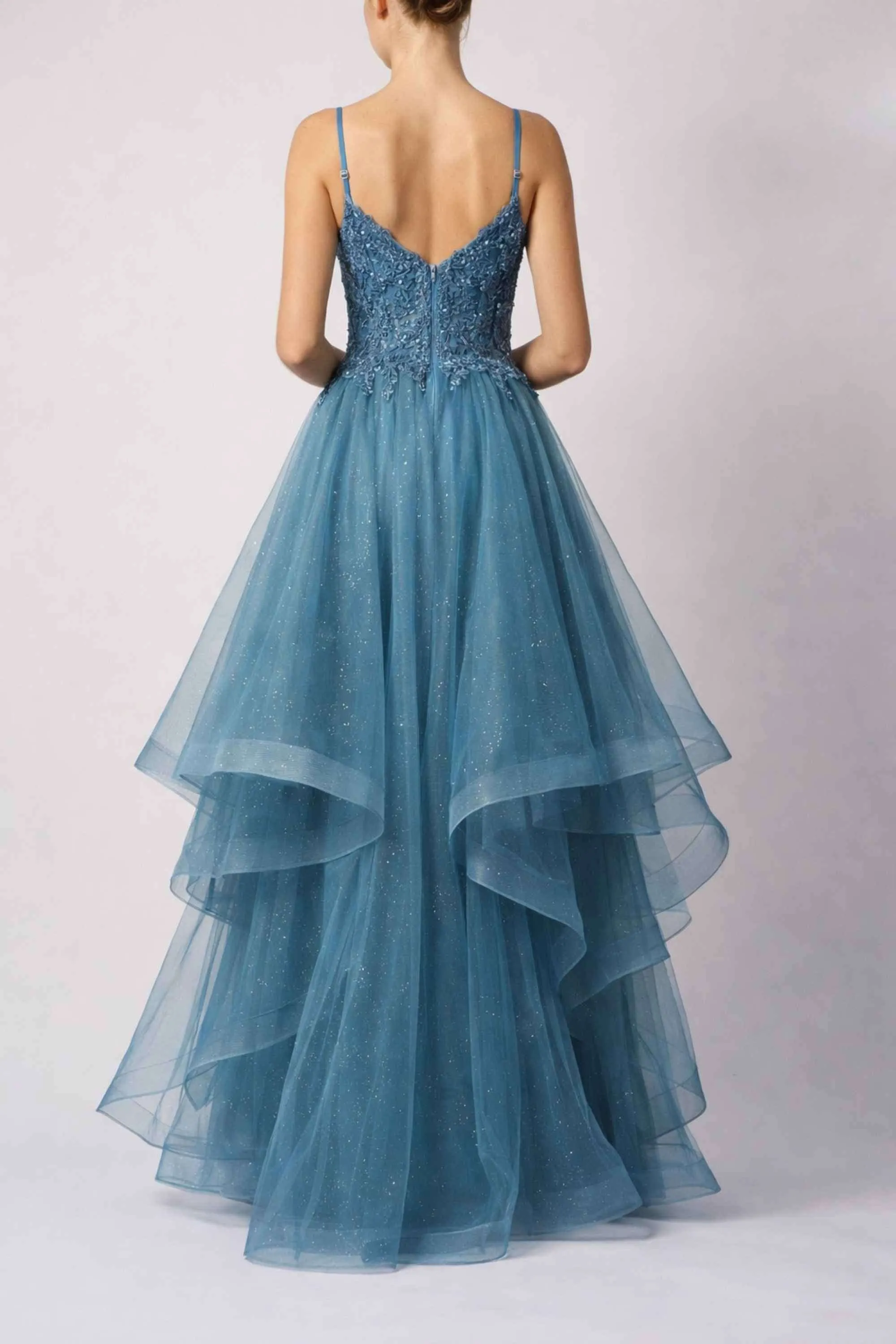 Mascara MC12345 Chambray Big Tulle Prom Dress sold by Cargo product image thumbnail 2