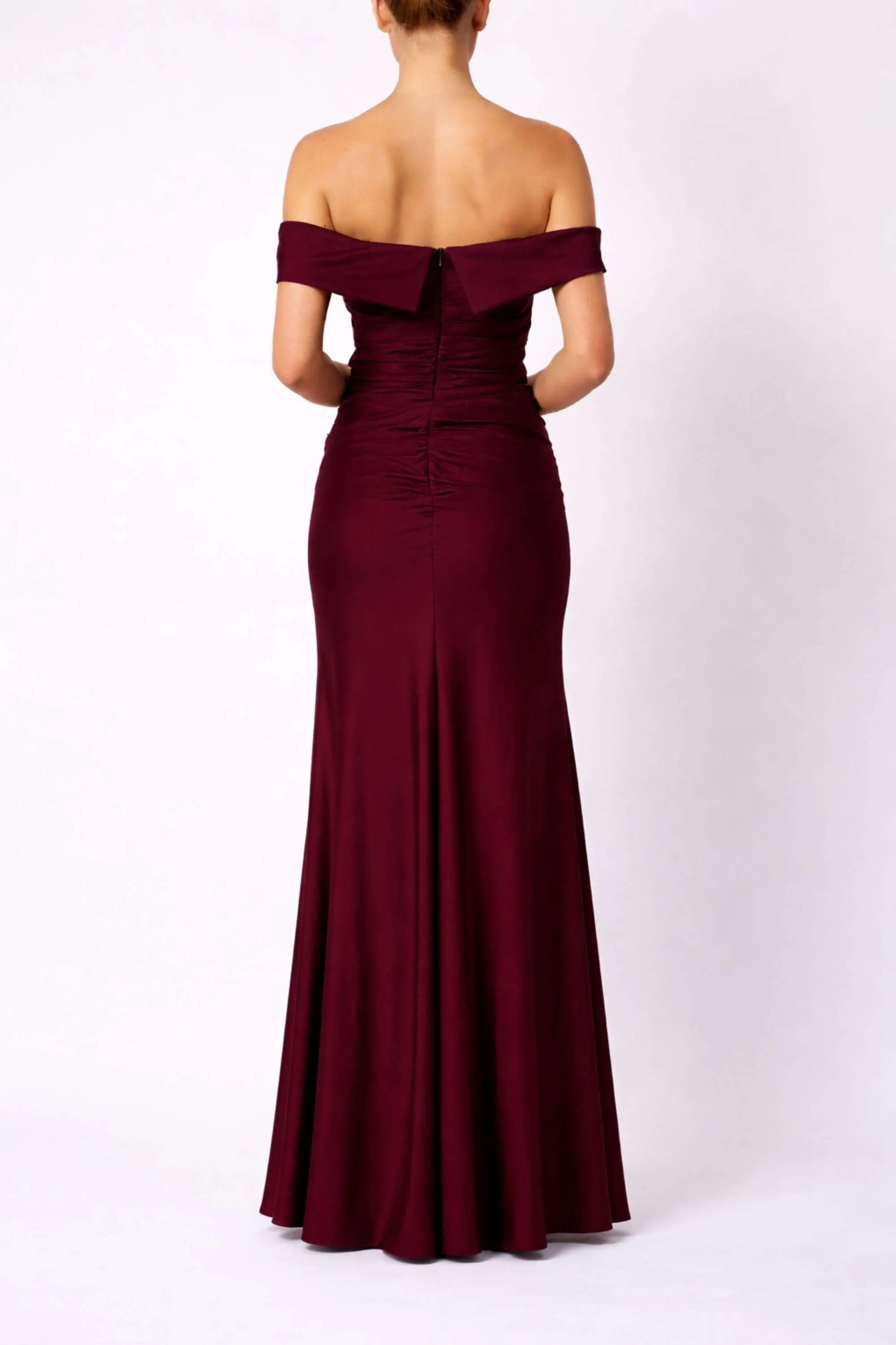 Mascara MC23524 Wine Bardot Jersey Dress sold by Cargo product image thumbnail 2