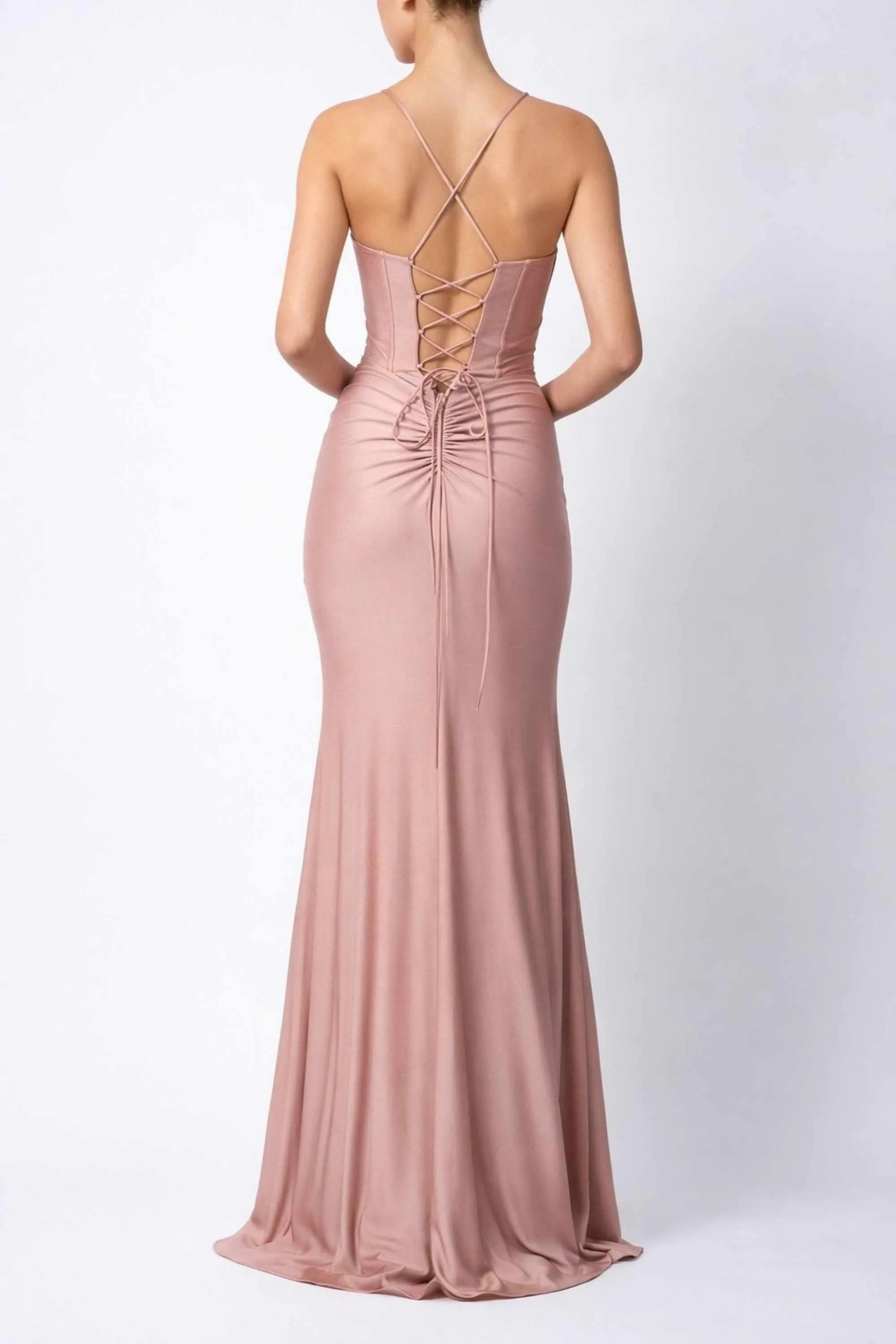Mascara MC195113 Rose Cross Pleat Jersey Dress sold by Cargo product image thumbnail 2