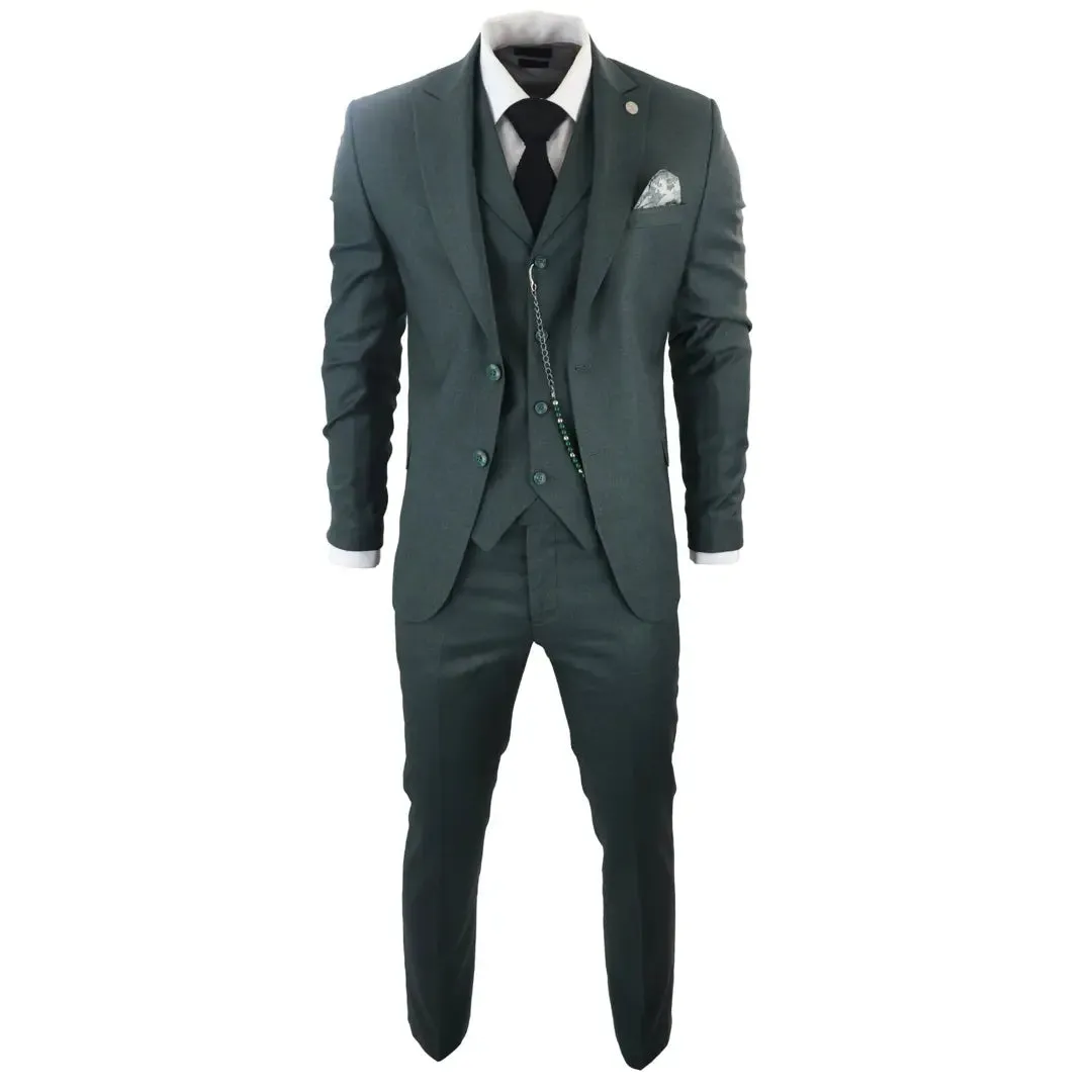 James - Men's 3 Piece Green Suit sold by Cargo product image thumbnail 3