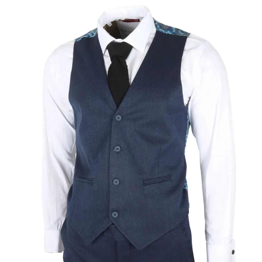 IM07 - Men's 3 Piece Navy Blue Classic Suit sold by Cargo product image thumbnail 5