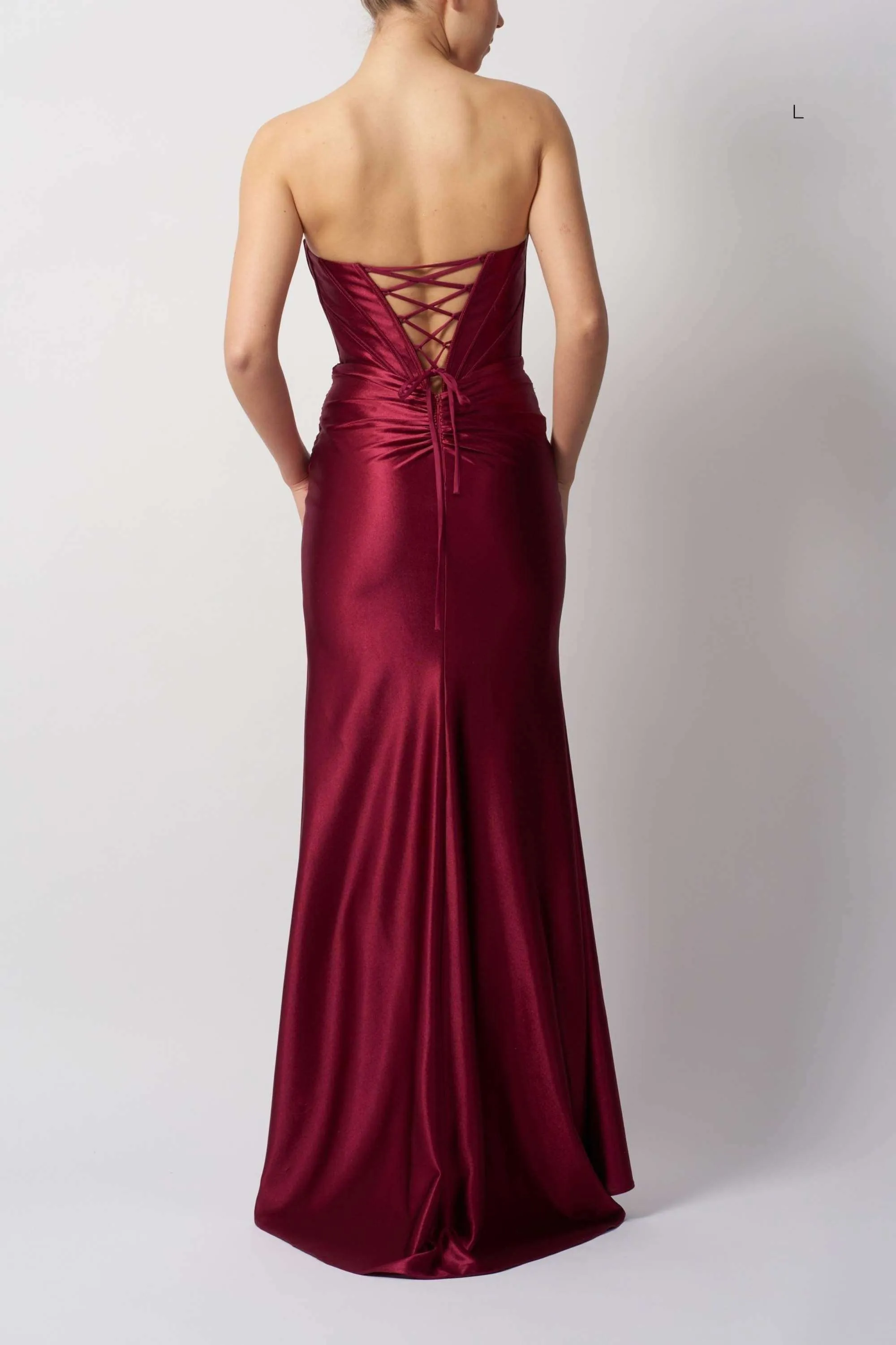Mascara MC113443 Forest Green Strapless Plunge Prom Dress sold by Cargo product image thumbnail 2