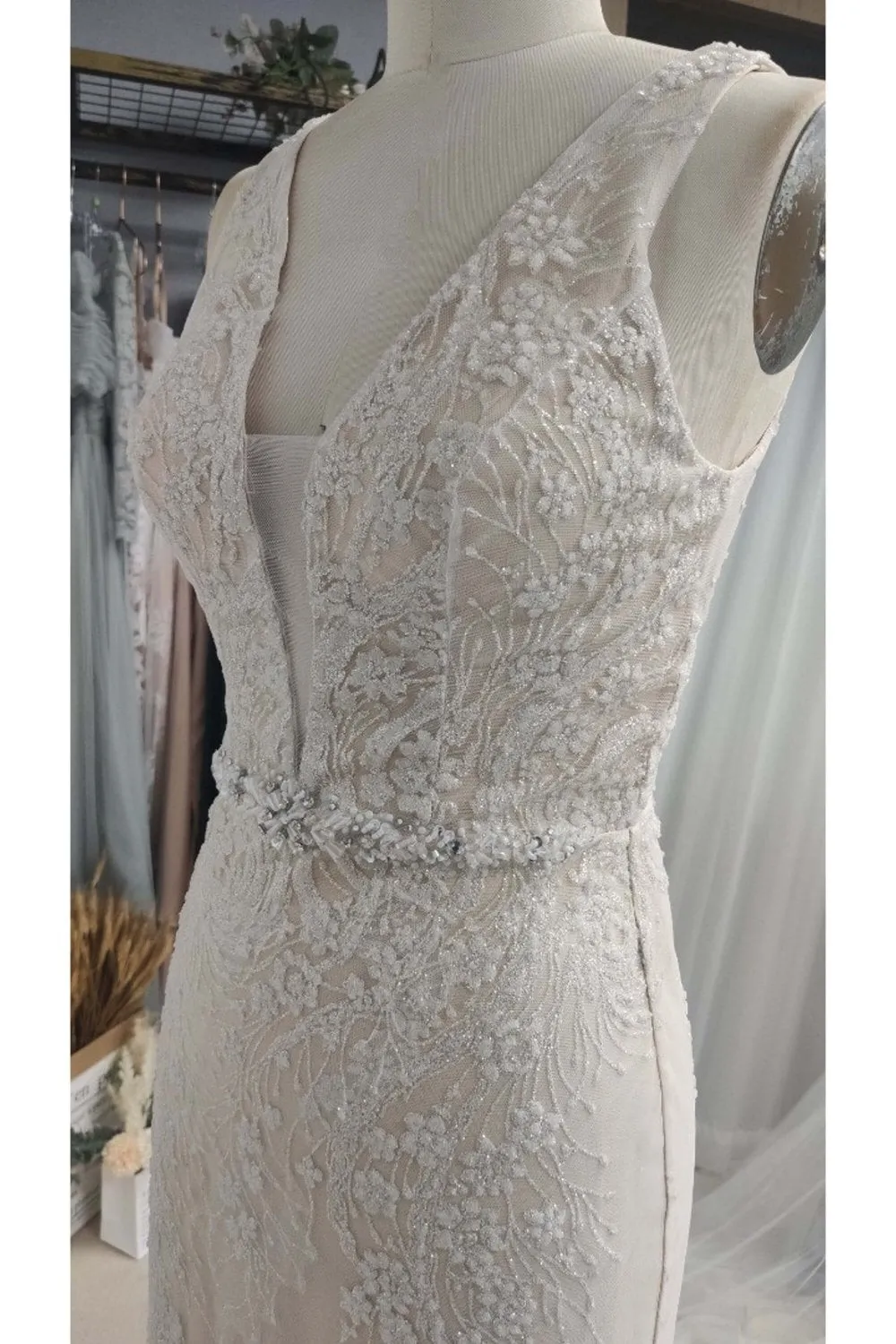 Ivory Sparkle Fishtail gown KT1335 sold by Cargo product image thumbnail 2