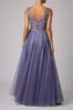 Navy Blue Lace Prom dress - Mascara MC186051 sold by Cargo