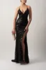 Black MC1825012 Sequins Low Back Strap sold by Cargo