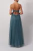 Dew Tie open back embellished tulle prom dress MC18102 sold by Cargo