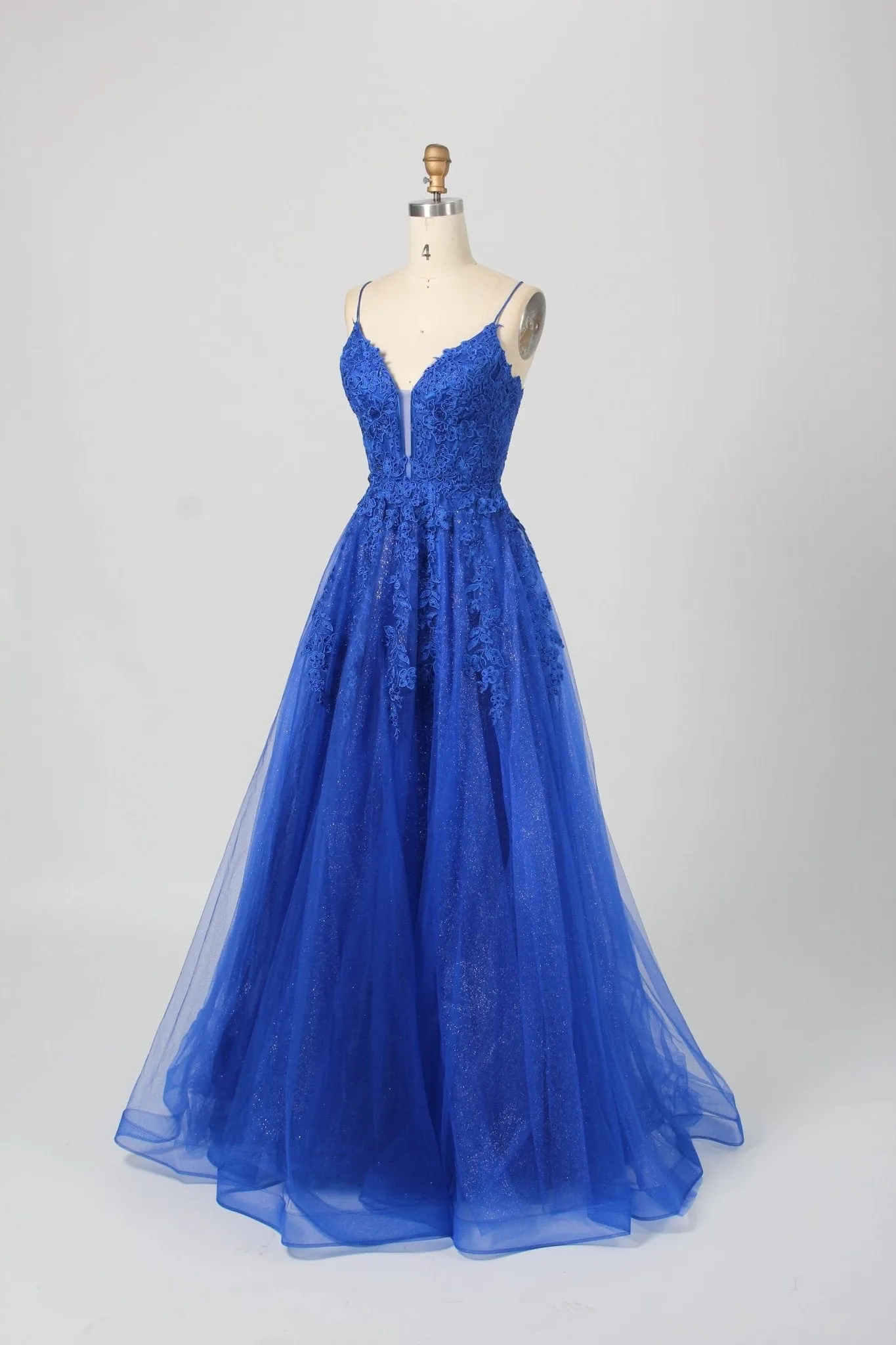 Joy Royal Blue Glitter Tulle Ballgown - Jessica Stuart sold by Cargo product image thumbnail 2