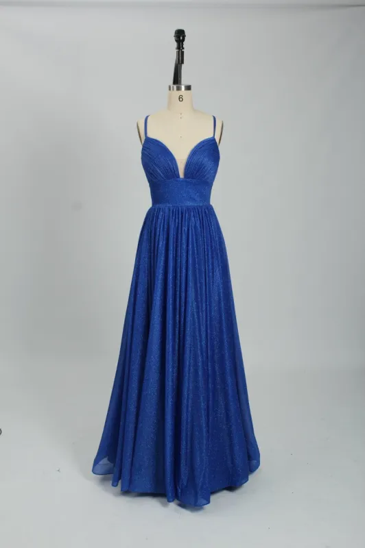 Royal Blue SABRINA Sweetheart Full Skirt Glitter Dress sold by Cargo