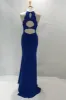 Royal Blue Cut Out Back Maxi Dress MC112933 sold by Cargo