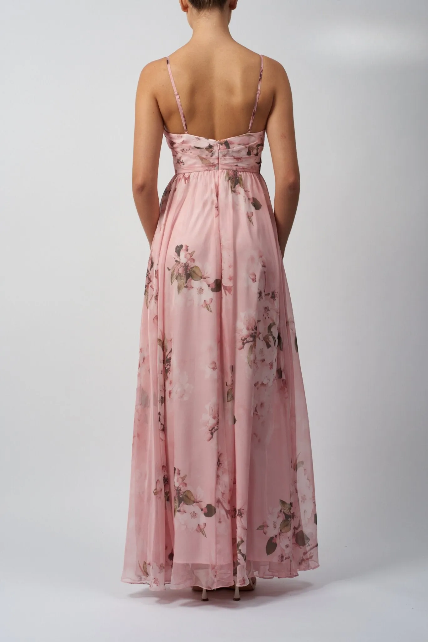 Apricot Floral Chiffon Mascara dress MC11321 sold by Cargo product image thumbnail 2