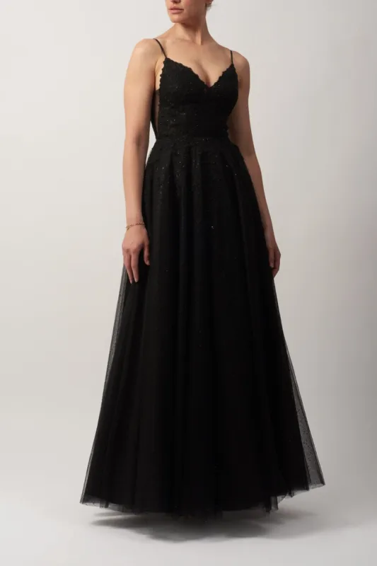 Black Tulle Ballgown MC11945 sold by Cargo
