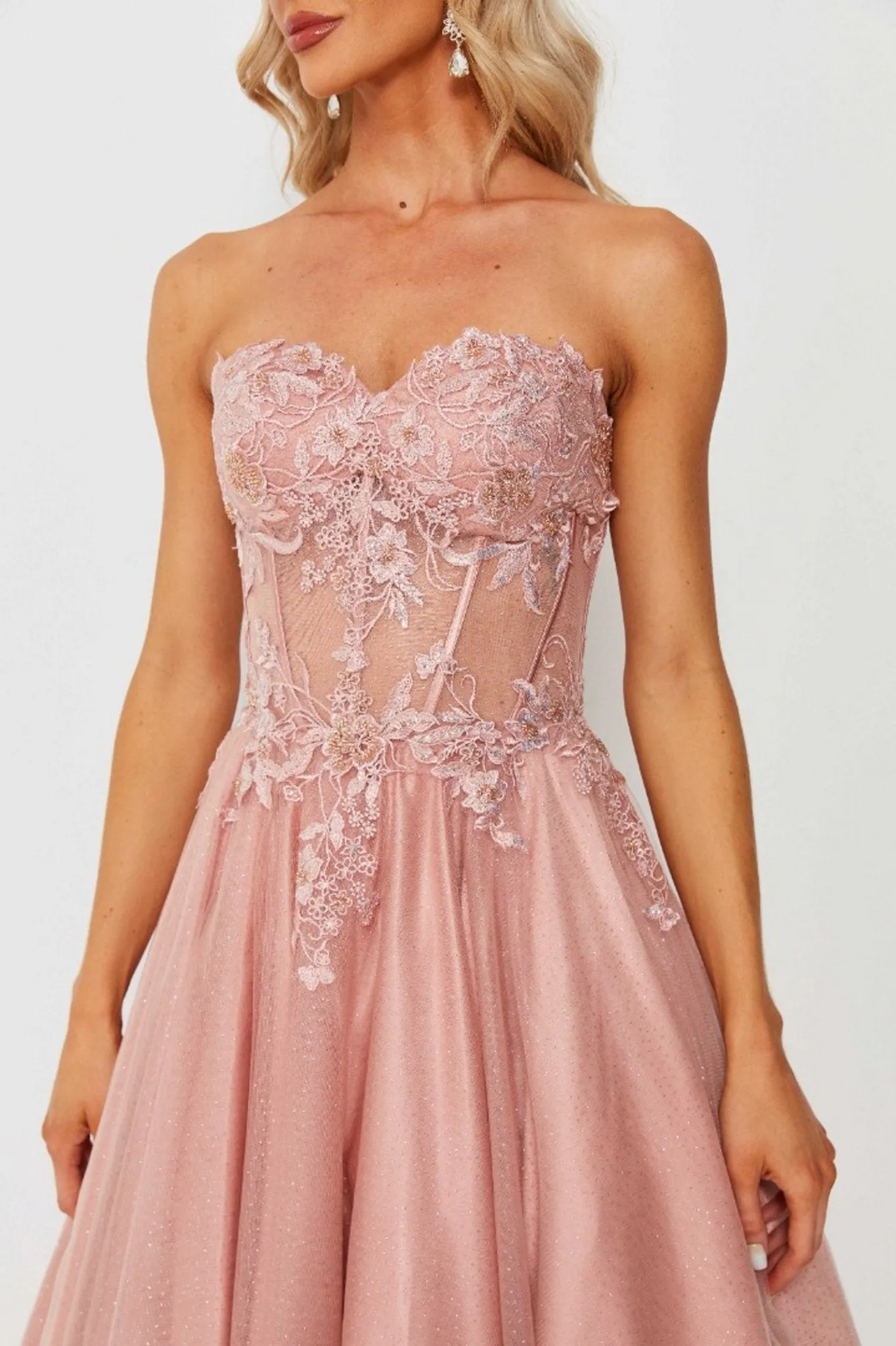 Leah Royal Blue Sweetheart Corset Ballgown sold by Cargo product image thumbnail 3