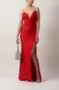 Wine Diamond Strap Dress MC16206 sold by Cargo