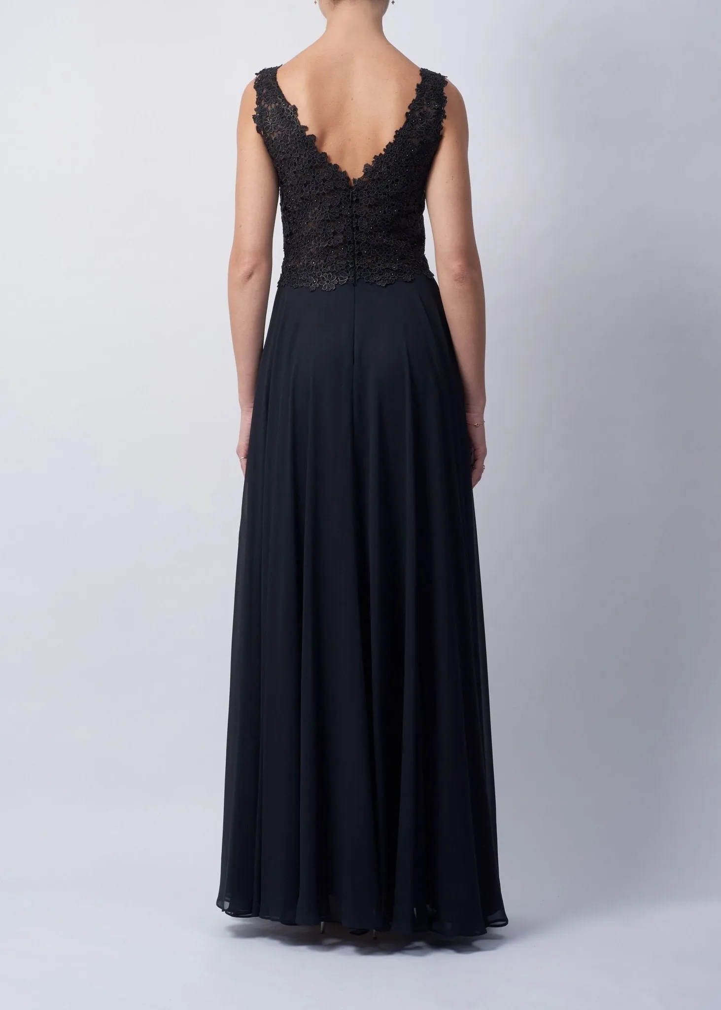 Black Mascara MC290118 Lace and Chiffon Gown sold by Cargo product image thumbnail 2