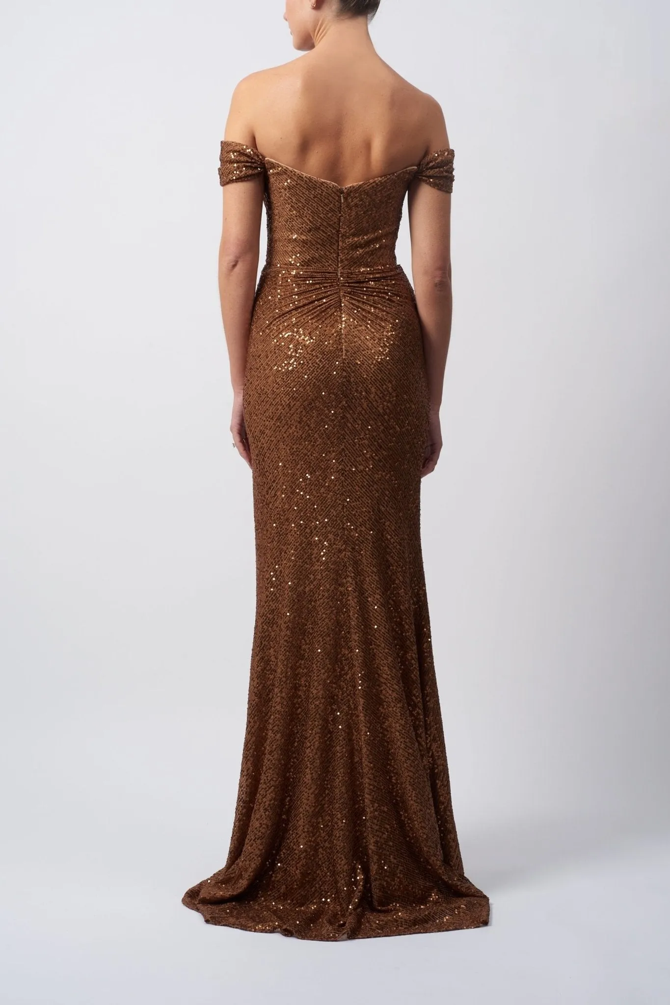 BRONZE Bardot Off Shoulder Sequins Dress MC162171 sold by Cargo product image thumbnail 2