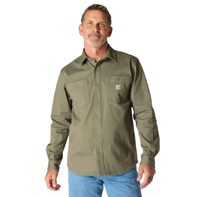 Montana Rugged Flex™ Relaxed Fit Corduroy Long-Sleeve Shirt made by Carhartt
