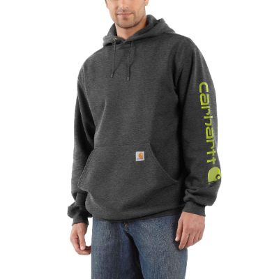 Loose Fit Midweight Logo Sleeve Graphic Hoodie sold by Carhartt
