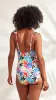 Ruffle Detail One Piece sold by Caribbean Joe
