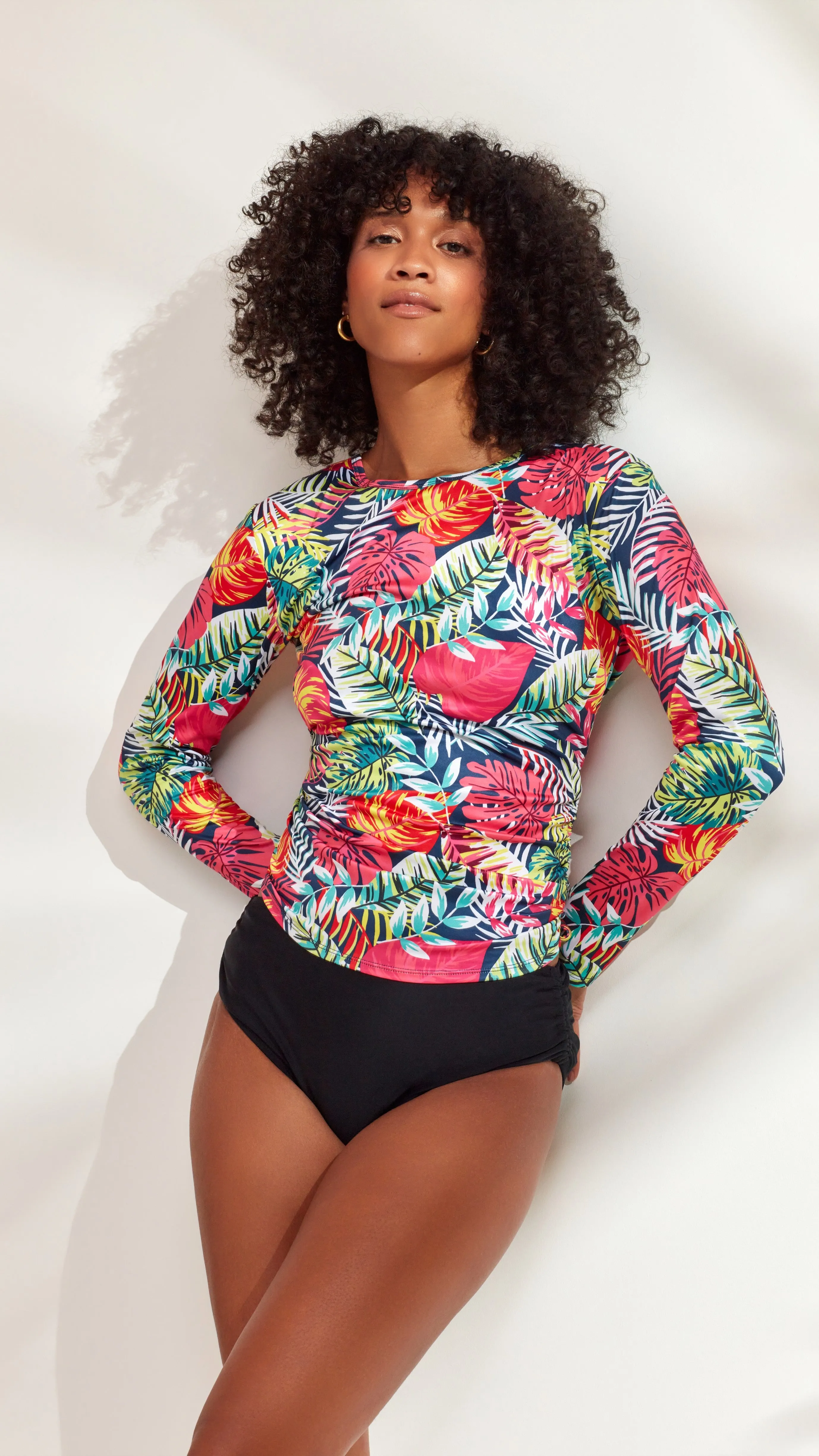 Tropical Printed Sun Shirt sold by Caribbean Joe product image thumbnail 3