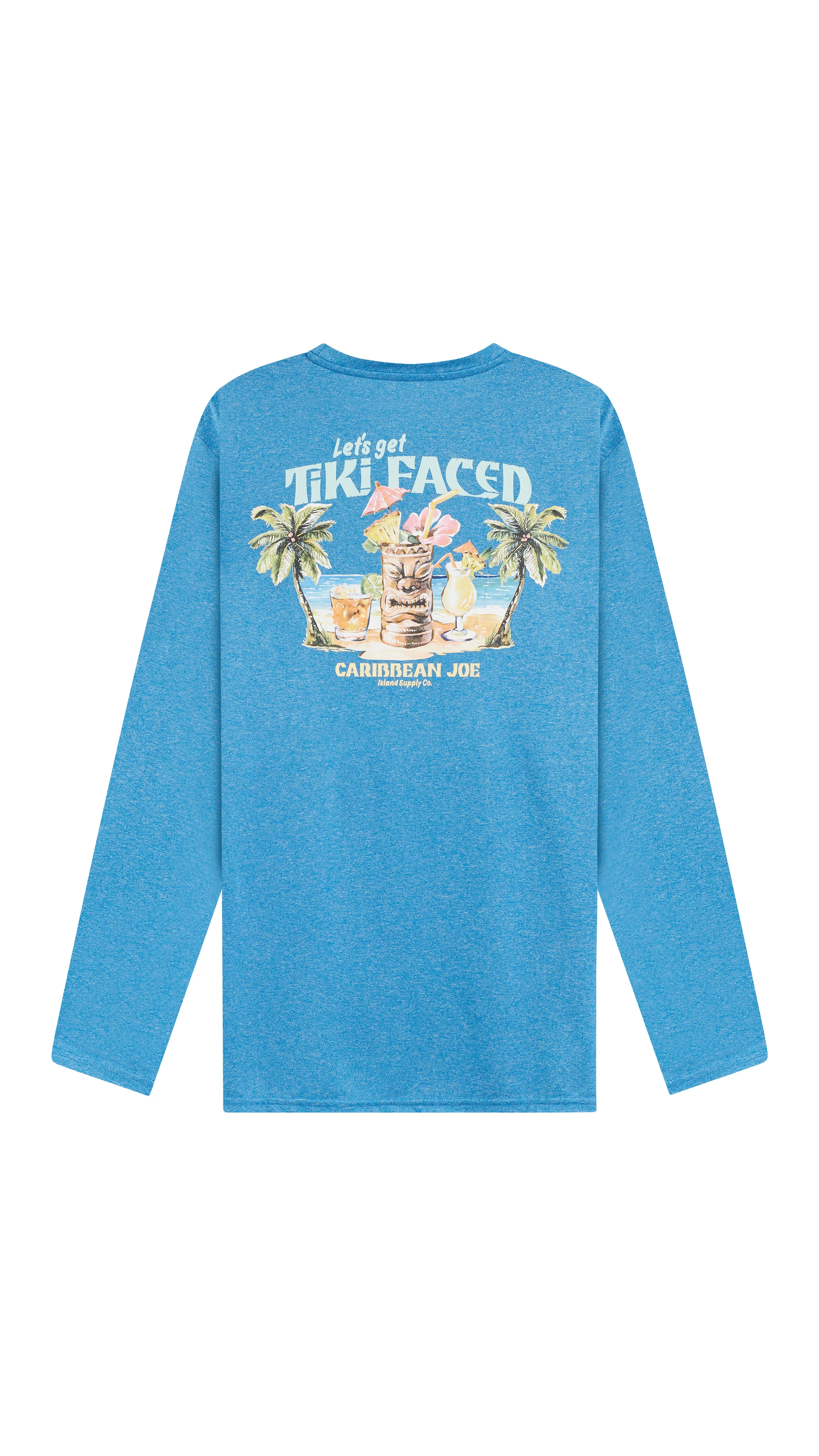 Tiki Faced Long Sleeve Sun Protection Shirt sold by Caribbean Joe product image thumbnail 3
