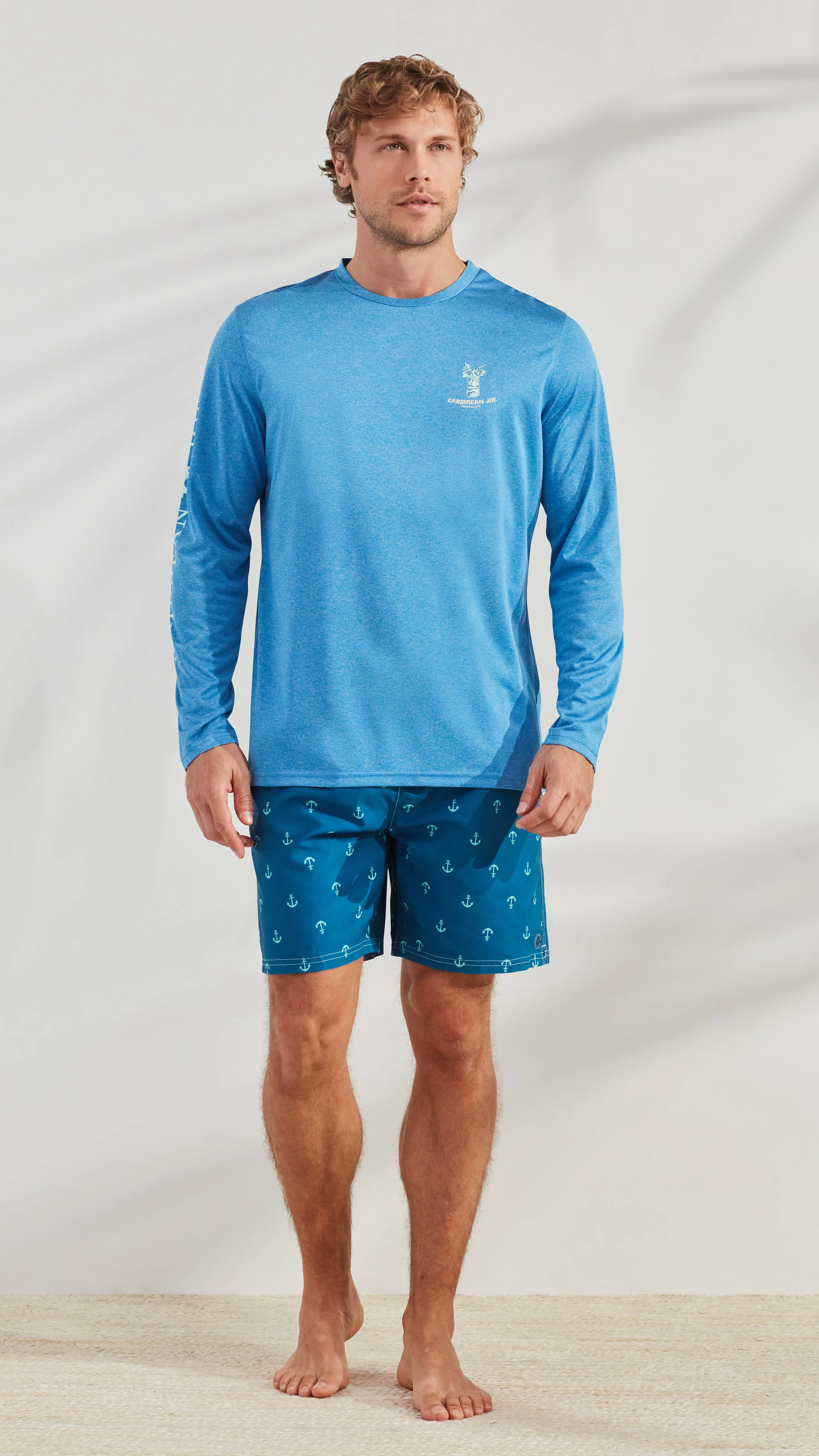 Tiki Faced Long Sleeve Sun Protection Shirt sold by Caribbean Joe product image thumbnail 2