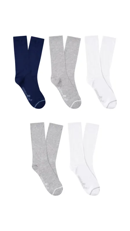 Solid 5-Pack Dress Socks sold by Caribbean Joe