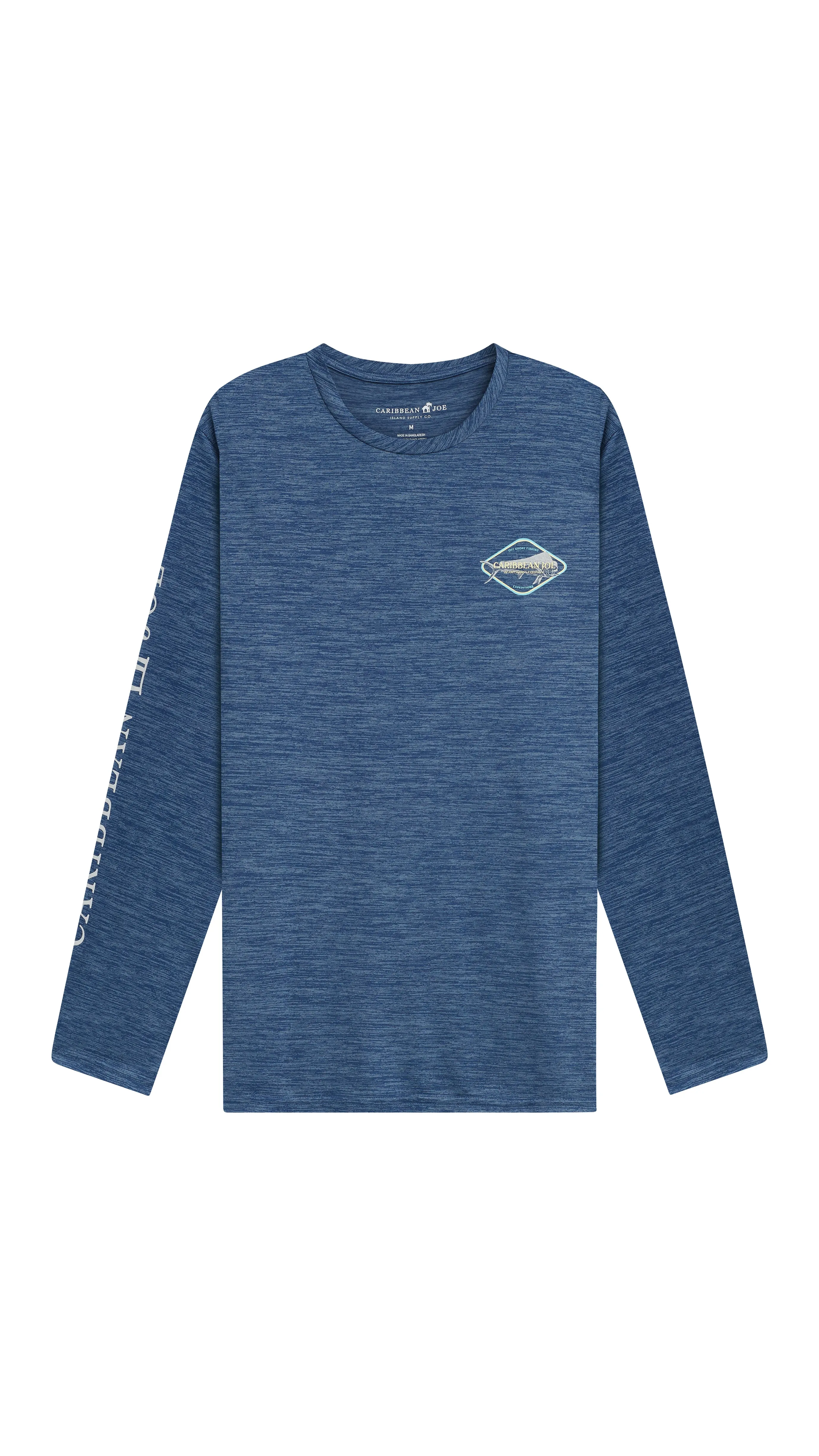 Fish Logo Long Sleeve Sun Protection Shirt sold by Caribbean Joe product image thumbnail 5