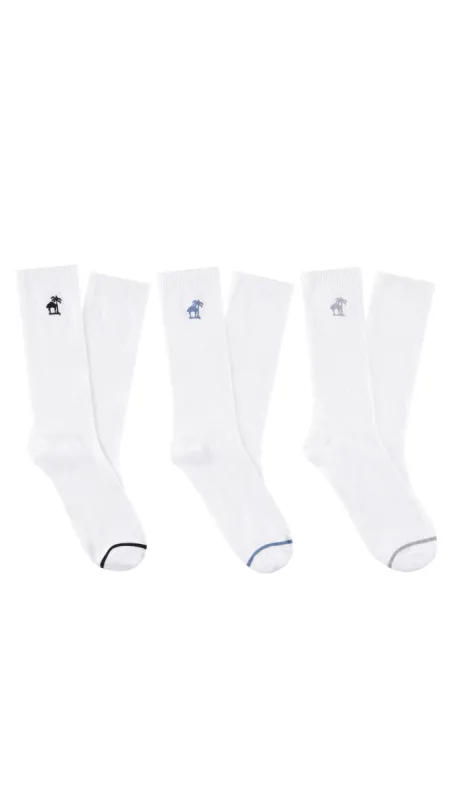 Tropical Hut 3-Pack Dress Socks sold by Caribbean Joe