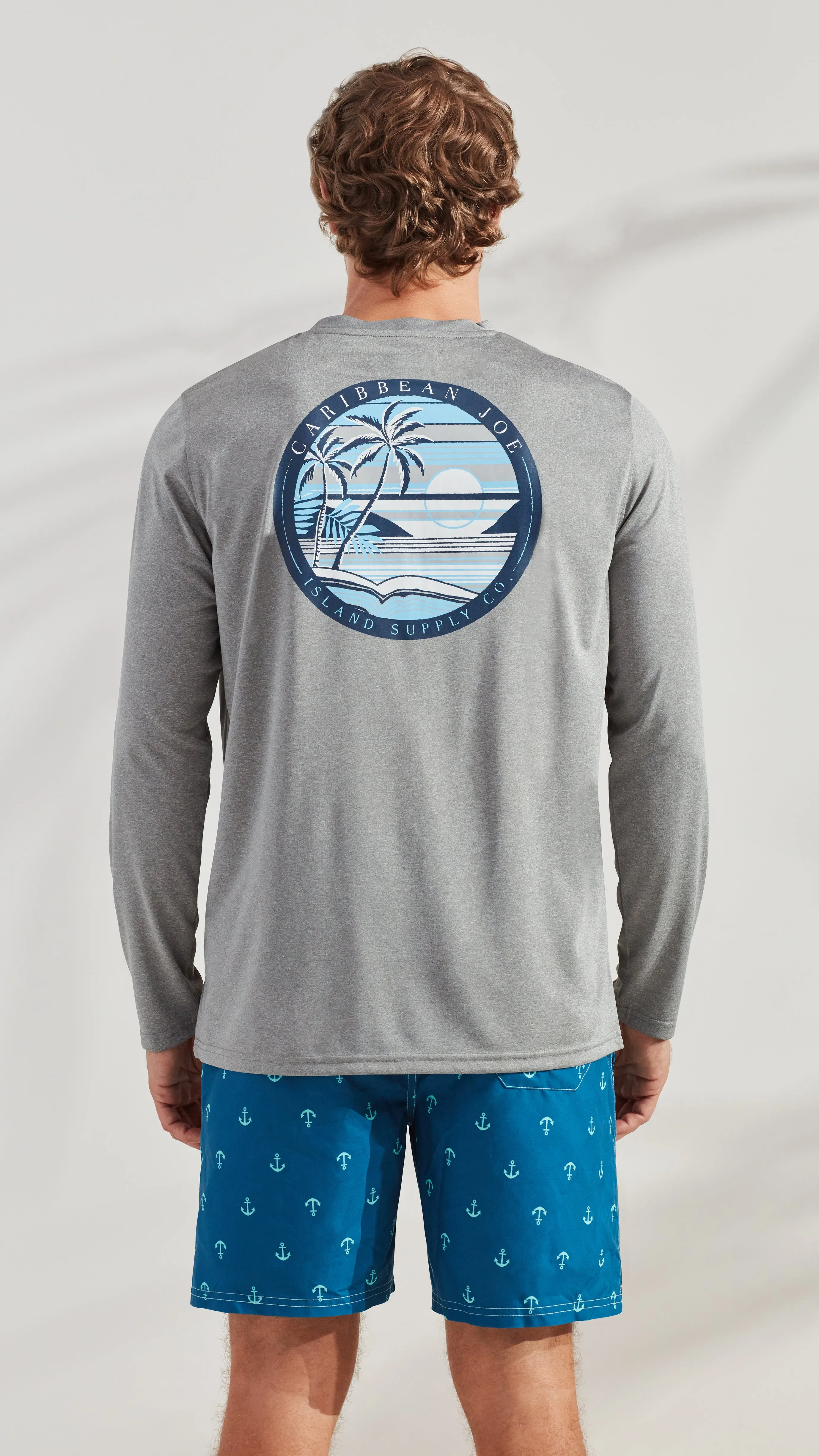 Island Sunset Long Sleeve Sun Protection Shirt sold by Caribbean Joe product image thumbnail 3